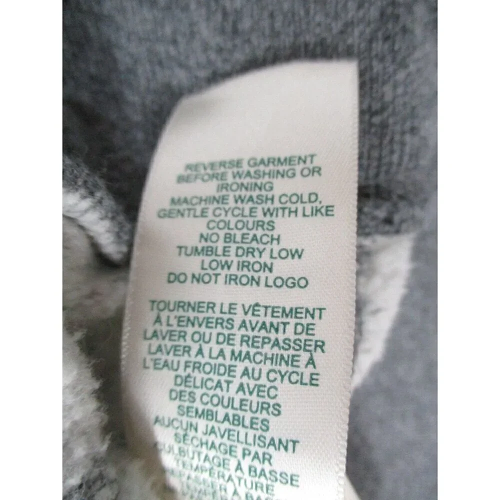 Roots Kids Sweatshirt Hoodie XXL 13 14 Years Pink Gray Pockets Zipper Casual